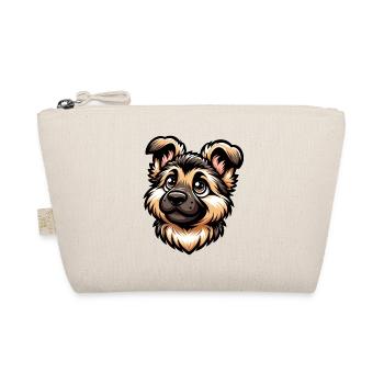 Berger Allemand Mignon Chien Chiot Design - Trousse biologique - nature - Devant