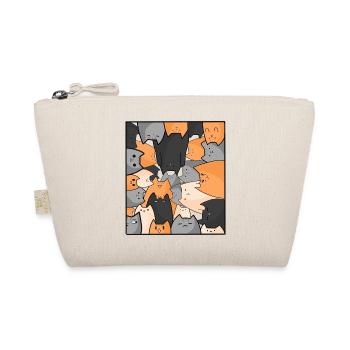 Chatons mignons, chats d’amour, chats kawaii - Trousse biologique - nature - Devant