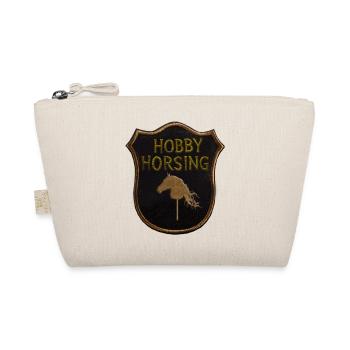 Hobby Horse Horsing Wappen - Bio-Täschchen - Natur - Vorne