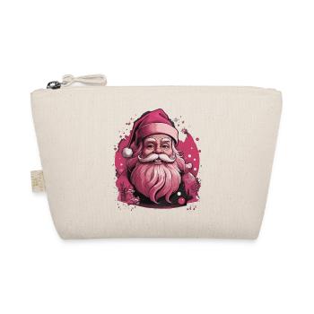 Merry Pinkmas Pink Christmas Xmas merry christmas - Organic Pouch - nature - Front