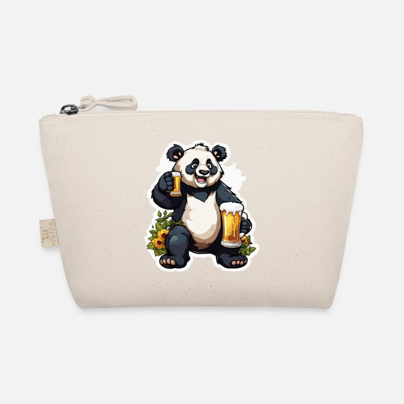 Panda / Tier / Zoo / Bambus / Wild / Kindlich Bio-Täschchen