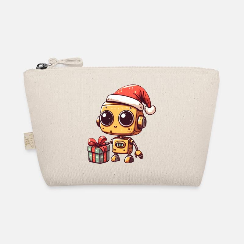 Robot de Noël mignon avec cadeau Trousse biologique