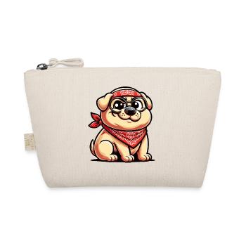 Chien cool avec des lunettes - Trousse biologique - nature - Devant
