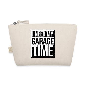 I Need My Garage Time Funny Mechanic Saying - Organic Pouch - nature - Front