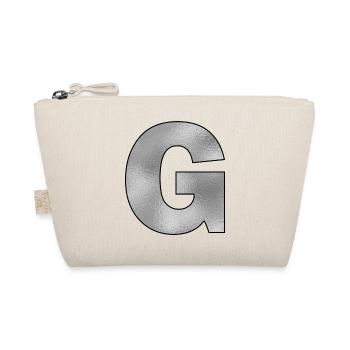 Lettre G Argent - Trousse biologique - nature - Devant
