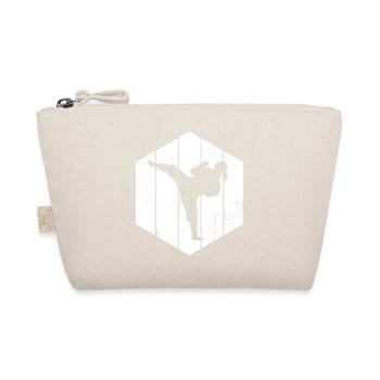 Karate Girl - Organic Pouch - nature - Front
