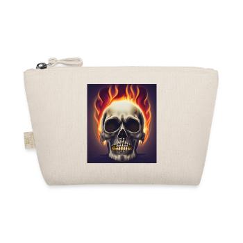 Skull fire - Organic Pouch - nature - Front