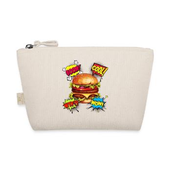 Burger, Pop Art, Hamburger, Cheeseburger, Fast Food - Organic Pouch - nature - Front