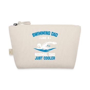 Swimming Dad Like A Normal Dad Just Cooler - Organic Pouch - nature - Front