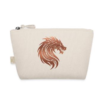 Fantasy Dragon Anime Dragon Head Mythical reptile - Organic Pouch - nature - Front