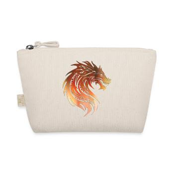 Fantasy Dragon Anime Dragon Head Mythical reptile - Organic Pouch - nature - Front