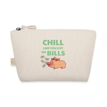 Capybara chillen, als hättest du keine Scheine - Bio-Täschchen - Natur - Vorne