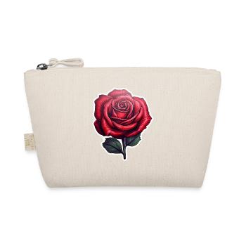 Rose red - Organic Pouch - nature - Front