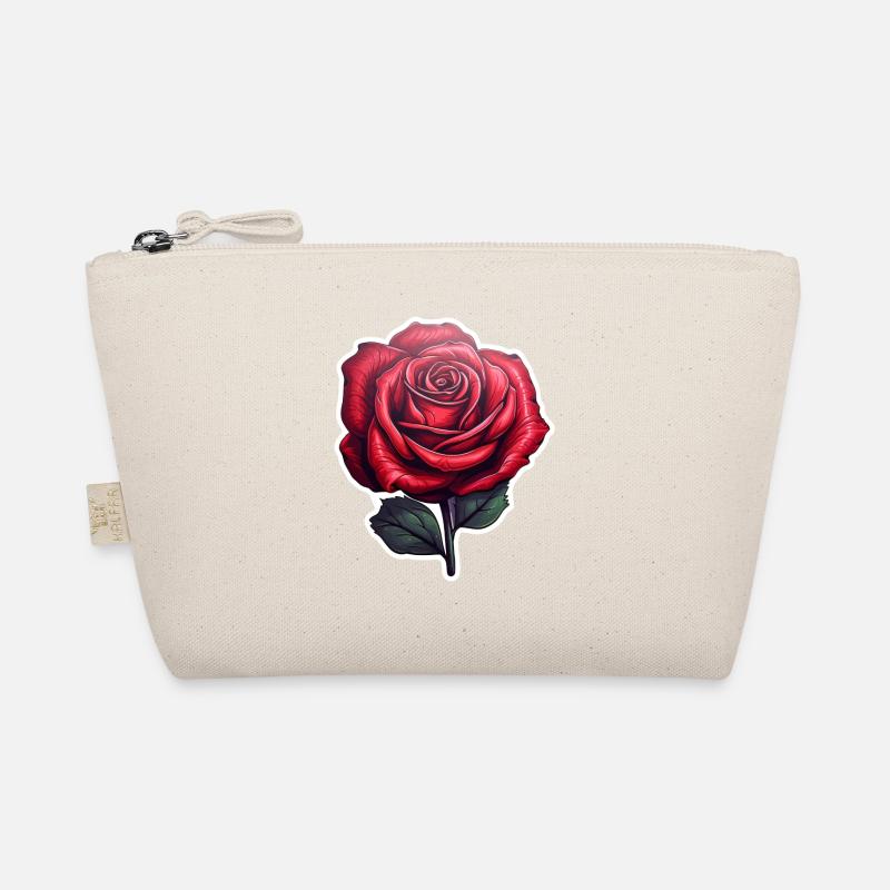 Rose red Organic Pouch