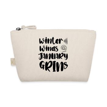Winter Winds January Grins - Organic Pouch - nature - Front