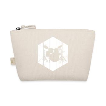 Drum Set Drawing - Organic Pouch - nature - Front