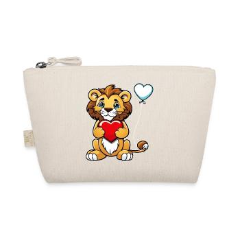 Cœur de Lion - Saint Valentin - Trousse biologique - nature - Devant