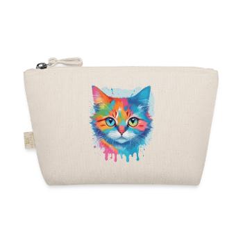 Niedliche Katze - Bio-Täschchen - Natur - Vorne