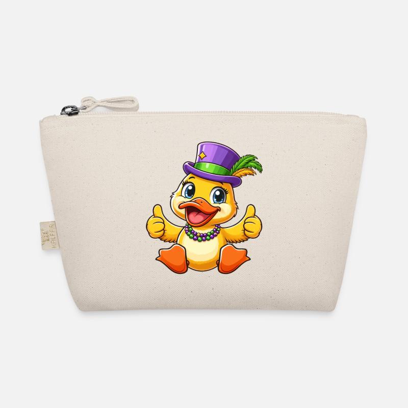 Mardi Gras Duck: Thumbs Up Organic Pouch