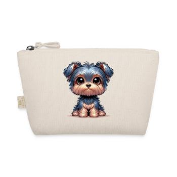 Digitale Illustration eines niedlichen Yorkshire Terriers - Bio-Täschchen - Natur - Vorne