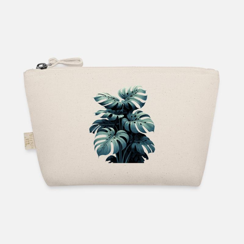 Monstera deliciosa rainforest gift Organic Pouch