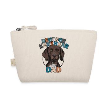 German Shorthaired Dad Dogs Hunting Dogs Wilsigns - Organic Pouch - nature - Front