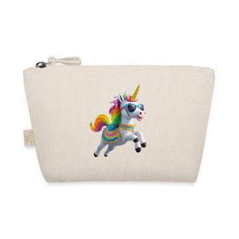 Licorne cool avec des lunettes de soleil arc-en-ciel - Trousse biologique - nature - Devant