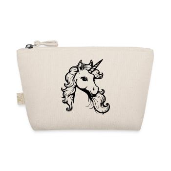 cute little unicorn - Organic Pouch - nature - Front