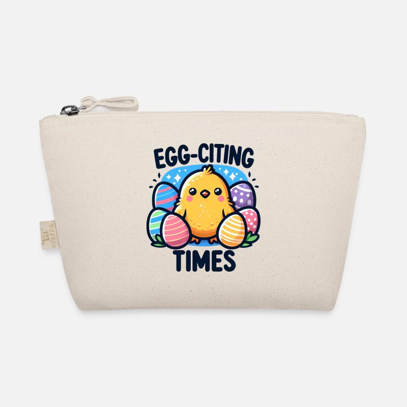 Lustiges Oster-Design - Eier-Zitier-Zeiten Bio-Täschchen