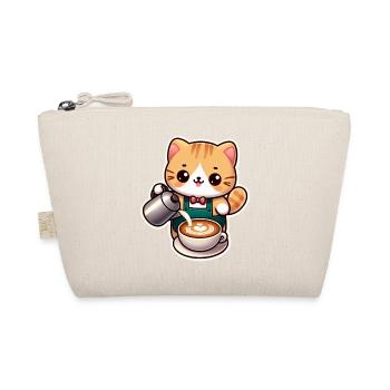 Kitten Barista - Organic Pouch - nature - Front