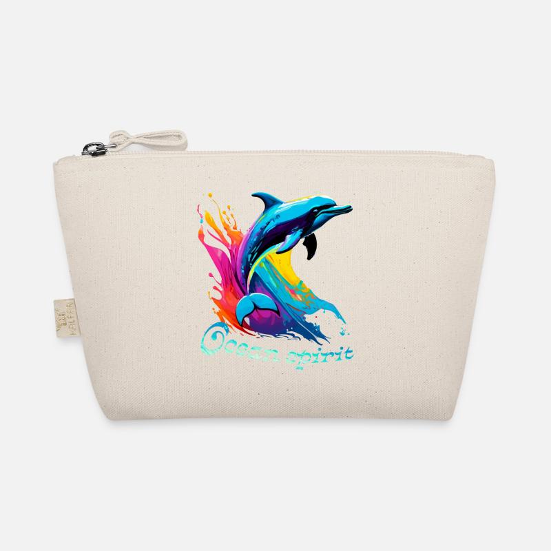 Geist des Ozeans. Delfin Bio-Täschchen