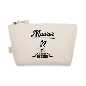 Maurer Ostern Geschenk Betonbau Meister Azubi Chef - Bio-Täschchen - Natur - Vorne