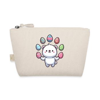 Conception d’oeuf de Pâques d’ours polaire de dessin animé - Trousse biologique - nature - Devant