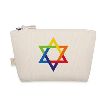 Jewish and Proud Star of David - Organic Pouch - nature - Front
