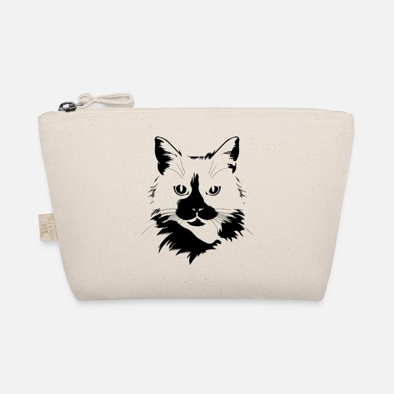 Chat, Motif De Chat, Visage De Chat Trousse biologique