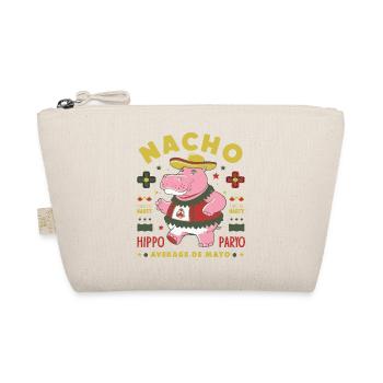 Nacho Durchschnittliches Nilpferd Mexikanischer Cinco De Mayo Party - Bio-Täschchen - Natur - Vorne