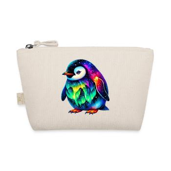 Aurora Borealis Pinguin - Bio-Täschchen - Natur - Vorne