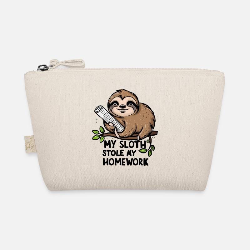 My sloth stole my homework Organic Pouch