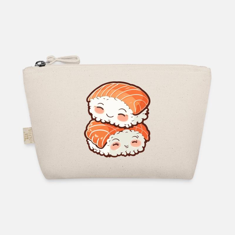 Sushi cuddle, kawaii sushi Organic Pouch