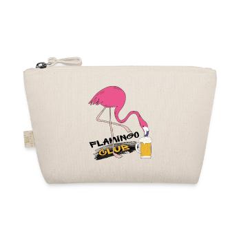 Flamingo Club - Bio-Täschchen - Natur - Vorne
