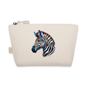 Zebra - Bio-Täschchen - Natur - Vorne