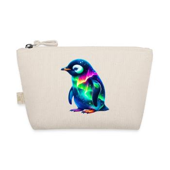 Aurora Borealis Pinguin - Bio-Täschchen - Natur - Vorne