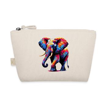 Elefant - Bio-Täschchen - Natur - Vorne