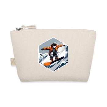 Snowboarder Vieil Homme Avec Barbe - Trousse biologique - nature - Devant