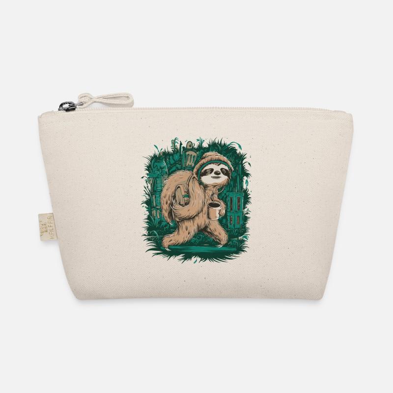 sloth jungle walk Bio-Täschchen