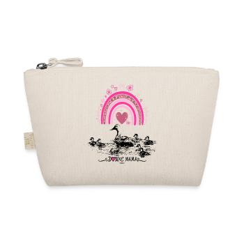 Maman canard pour la fête des mères avec poussins et arc-en-ciel - Trousse biologique - nature - Devant