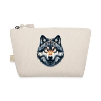 Wolf - Organic Pouch - nature - Front