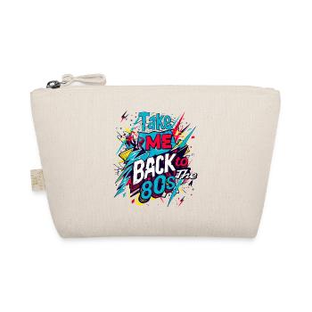 80s 80s Music Colorful Party Carnival Costume - Organic Pouch - nature - Front