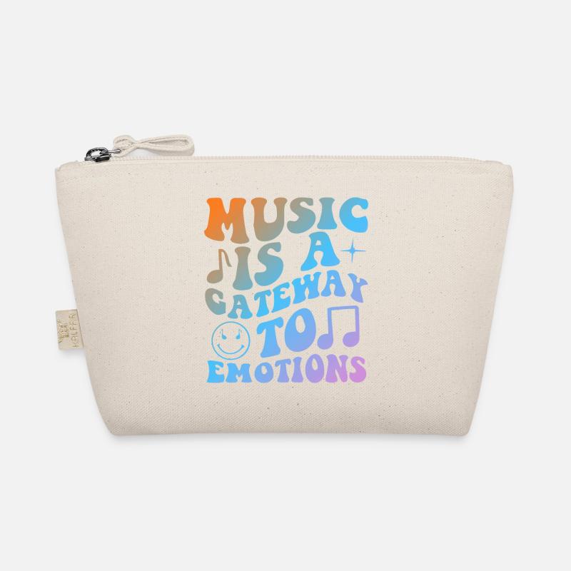 Music Is A Gateway To Emotions - Bio-Täschchen - Natur