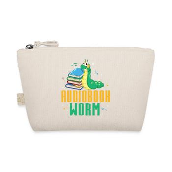 Ears Always Open: Proud Audiobook Worm - Bio-Täschchen - Natur - Vorne